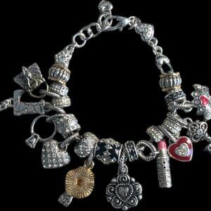 Brighton Silver Charm Bracelet